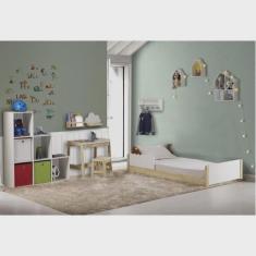 Imagem de Cama Montessoriana Galante com Grade Casatema