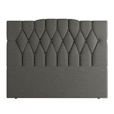 Imagem de Cabeceira Para Cama Box Casal 140 Cm Amanda Linho Cinza I02 - D`rossi