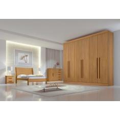 Imagem de Guarda Roupas Casal Da Vinci Plus 6Pts 100% Mdf Ddoro  Móveis - D'doro