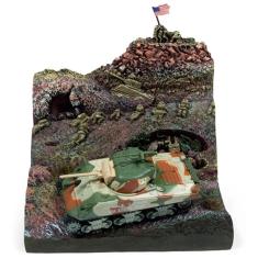 Imagem de Miniatura Tanque De Guerra Cenário Johnny Lightning Diorama
