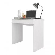 Imagem de Mesa Escrivaninha Para Computador Alexia 80cm Cor Branco Ajl