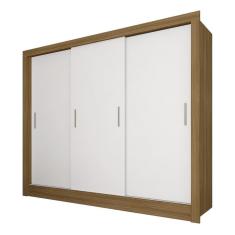 Imagem de Guarda Roupa 3 Portas De Correr Casal Aurora Borea/bran - M. Arapongas