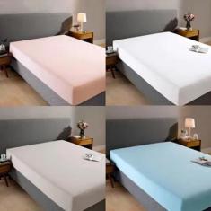 Imagem de Lençol Dohler Full 100% Algodão Avulso Com Elástico Extra Macio E Conf