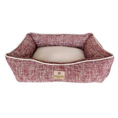 Imagem de Cama Gales Marsala Para Cães - Tam. G
