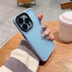 Imagem de Para iPhone 13 Pro Max Case Translúcido Matte Phone Case Para iPhone 11 12 Pro Max Soft TPU Silicone Back Cover, T5, Para iPhone 13Pro Max
