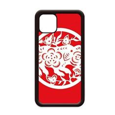 Imagem de Capa para iPhone 12 Pro Max com estampa de animal de porco cortado em papel para Apple Mini Mobile Case Shell