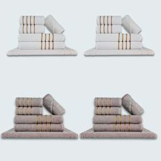 Imagem de Jogo De Toalhas 24 P? S Cole??O Montreal 100% Algod? O Br + cz