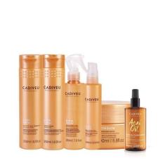 Imagem de Kit Cadiveu Nutri Glow Completo E Óleo Açaí 60ml (6 Produtos)
