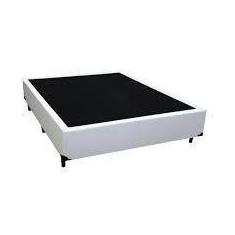 Imagem de Cama Box Casal Sintético Branca - 30x138x188 - Lordcolchoes