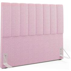 Imagem de Cabeceira Cama Box Casal 140cm Dália W01 Bouclê Rosê