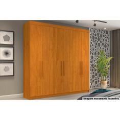 Imagem de Guarda Roupa 6 Portas e 4 Gavetas França Cinamomo - Conquista