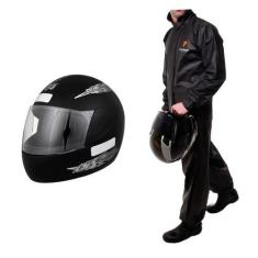 Imagem de Capacete Moto Pro Tork Aberto Liberty 4 Four Preto Fosco + Capa de Chu