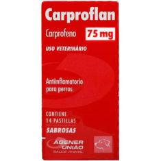 Imagem de Anti-inflamatório Agener União Carproflan 14 Comprimidos - 75 Mg