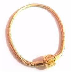 Imagem de Pulseira Berloque Pandora Charme Folheado A Ouro 18k