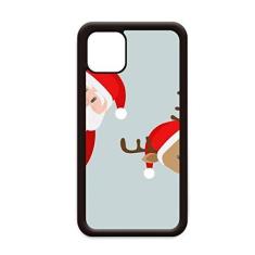 Imagem de Capa de Natal Papai Noel Alce Peep para iPhone 12 Pro Max para Apple Mini Mobile Case Shell