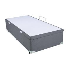 Imagem de Cama Box Baú Suede Cinza com Pistão - 096x203