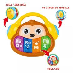 Imagem de Teclado Musical Infantil Macaquinho - Fenix