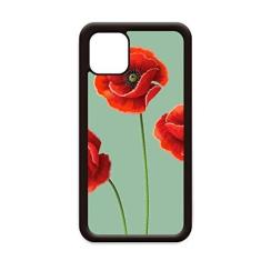 Imagem de Capa de arte com flores vermelhas de milho para iPhone 11 Pro Max para Apple Mobile Case Shell
