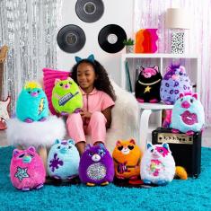 Imagem de Pelucia de Gatos Misfittens Cats Brinquedo Infantil Colecionável Super Macio Fofo