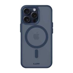 Imagem de Capa para iPhone 15 Pro anti impacto 4,2 m premium Magnética Huex Protect Laut azul marinho