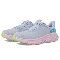 Imagem de HOKA ONE ONE Tênis feminino Arahi 7, Gaivota/Crepúsculo rosa, 34