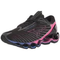 Imagem de Mizuno Tênis de corrida feminino Wave Prophecy 12, Ostra preta, 36