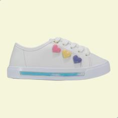 Imagem de Tênis Casual Infantil Molekinha Branco