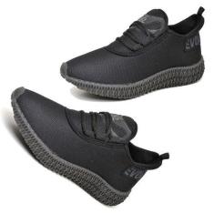 Imagem de Tênis Esporte Casual Sola 3D Confortavel  Black - EVOLTENN, Black, 35