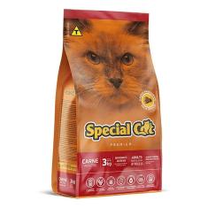 Imagem de Ração Gatos Special Cat Adultos Carne 3kg