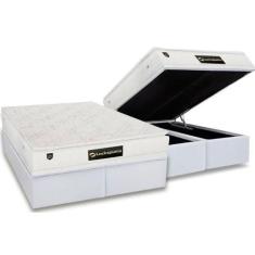 Imagem de Conjunto Box Baú Queen: Colchão Espuma Luckspuma MasterPocket Satisfac