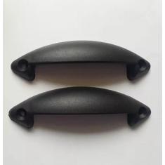 Imagem de Puxador Cama Box Bau Comoda, Moveis de Madeira em Geral Preto com 6 unidades