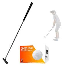 Imagem de Kit Golfe Infantil Taco De Metal + 4 Bolas Pista e Campo