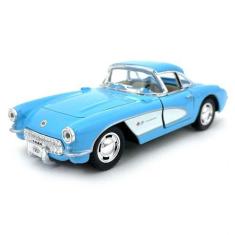 Imagem de Carrinho Miniatura  Chevrolet Corvette 1957  Escala 1:34 (Azul) - Toy