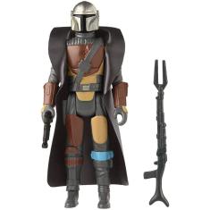 Imagem de Boneco Star Wars Retrô The Mandalorian - 3,75` c/ acessórios - p/ crianças a partir de 4 anos