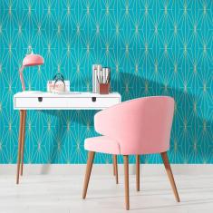 Imagem de Papel De Parede Adesivo Geométrico N010021 Rolo 0,58X3M