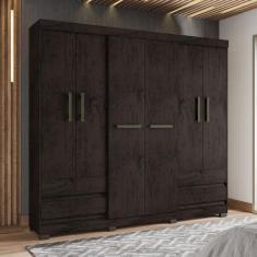 Imagem de Guarda Roupa Casal 6 Portas 4 Gavetas 2264 Araplac