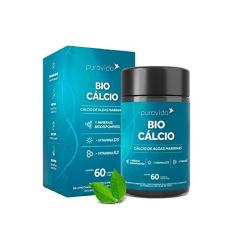 Imagem de Bio Cálcio com Vitaminas D3 e K2 - 60 Cápsulas - Puravida
