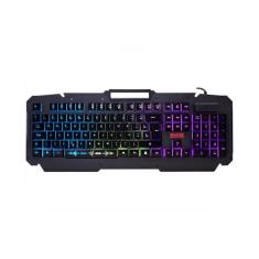 Imagem de Teclado USB Gamer k-mex Led rgb Semi-Mecânico Shuriken -KmJ9