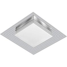Imagem de Plafon Led 9w Sobrepor Branco Lisboa Quadrado 3000k - Tualux