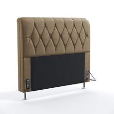 Imagem de Cabeceira Sirius 195 King Sued Capuccino Aradecor