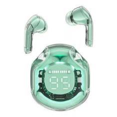 Imagem de Fone Ear Acefast T8 Wileress BT LED Crystal Green