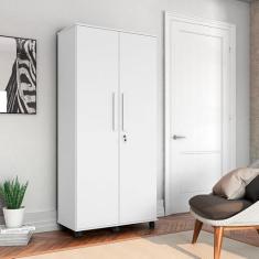 Imagem de Guarda Roupa Solteiro Com 2 Portas Gold Branco