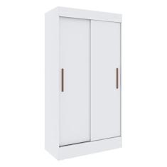 Imagem de Guarda-roupa 2 Portas Correr 2 Gavetas Milano Multimóveis Cr4143 Branco