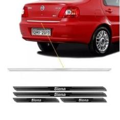 Imagem de Friso Porta-Malas Fiat Siena 01/09 + Kit Soleira Protetora