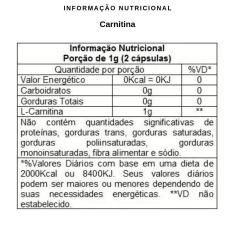 Imagem de Kit 2 L-Carnitina Vitafor 120 cápsulas