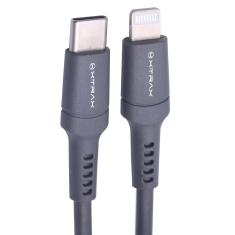 Imagem de Cabo MFI Lightning Para USB C 1,5m Cinza - Xtrax