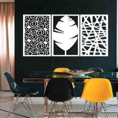 Imagem de Quadro Decorativo Abstrato 3Mm Vazado - Mdf