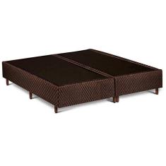 Imagem de Cama Box Base Queen Universal Rustico Brown 158X198x25 Polar