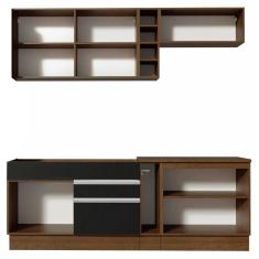 Imagem de Cozinha Parma com Armário e Balcão sem Tampo e Pia Madesa