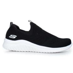 Imagem de Tênis Skechers Ultra Flex 2.0 Preto E Branco Masculino